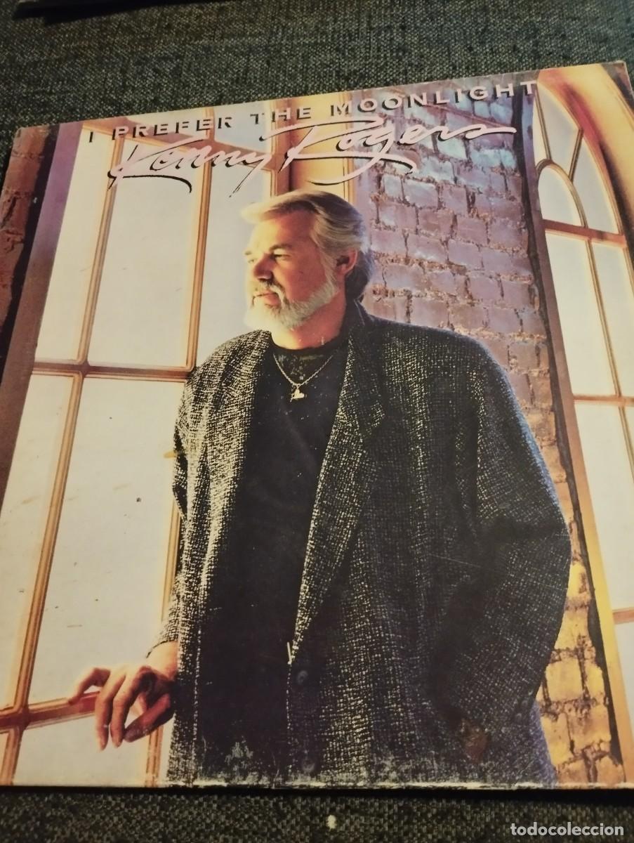 Discos de vinilo: L.P. KENNY ROGERS - I PREFER THE MOONLIGHT (1987 country)