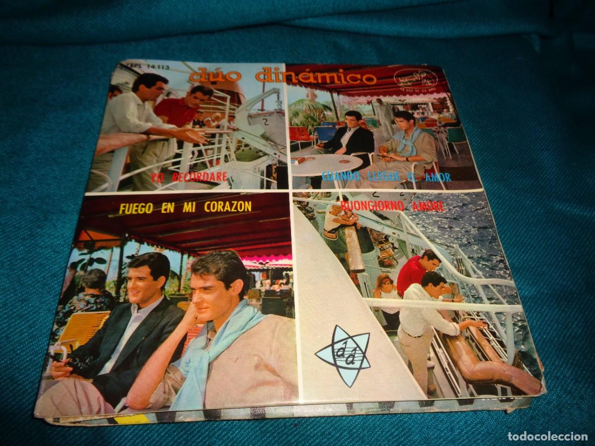 Discos de vinilo: DUO DINAMICO. YO RECORDARE + 3. EP. LA VOZ DE SU AMO, 1964