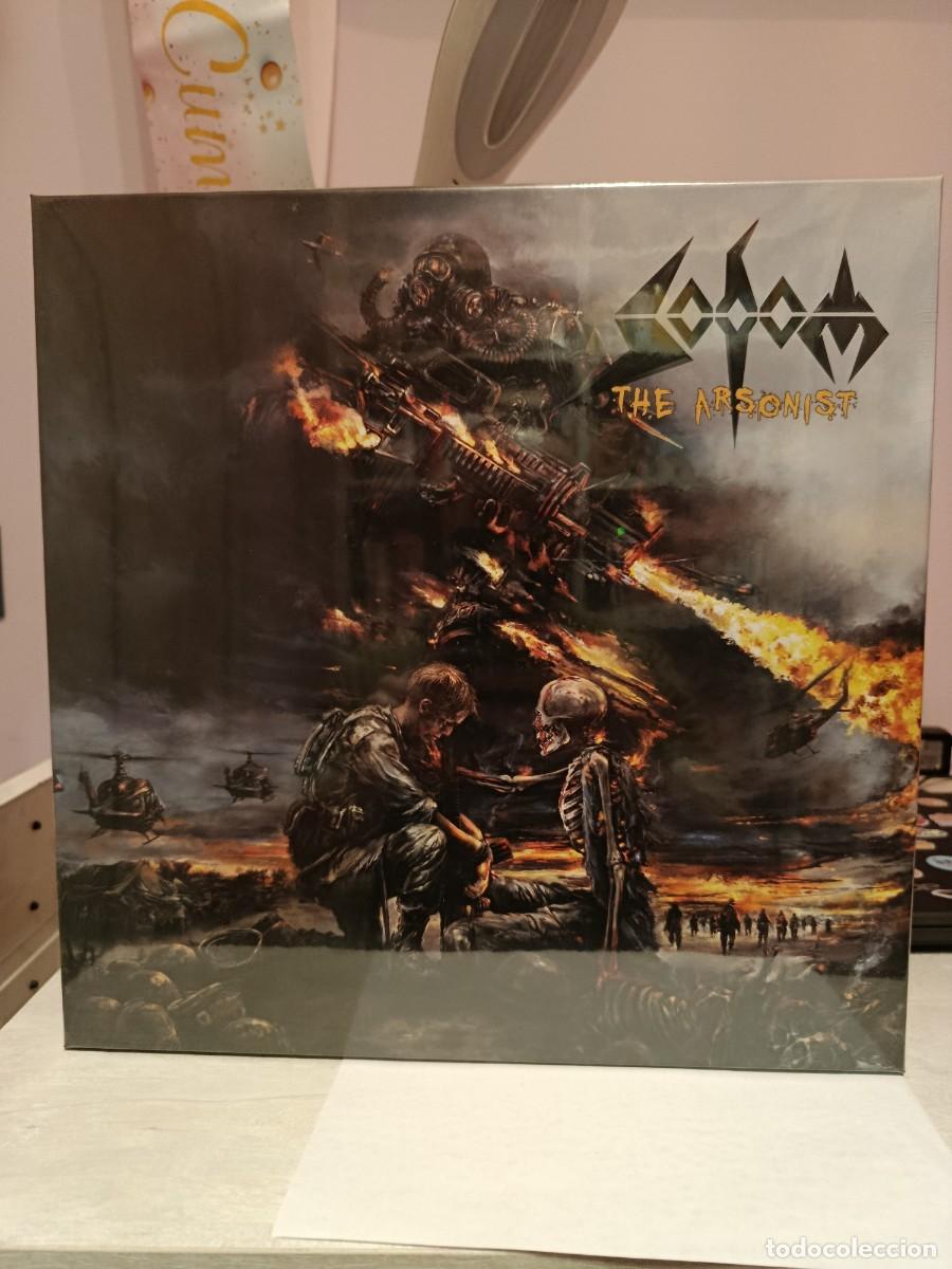 Discos de vinilo: SODOM The Arsonist - Box Limitado 3000 copias - PRECINTADO NUEVO. 2LP color + CD + Cassette + Vinilo