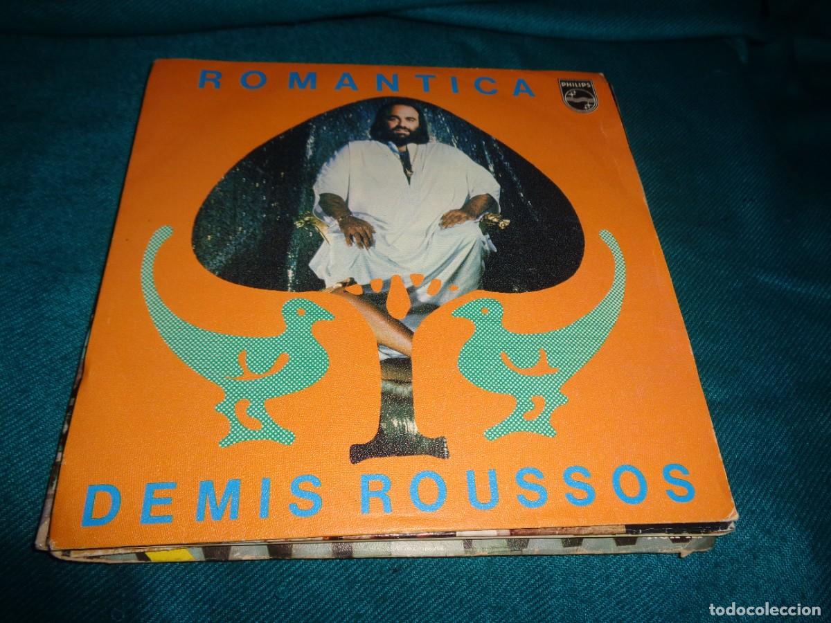 Discos de vinilo: DEMIS ROUSSOS. ROMANTICA / RIO SALVAJE. PHILIPS, 1979