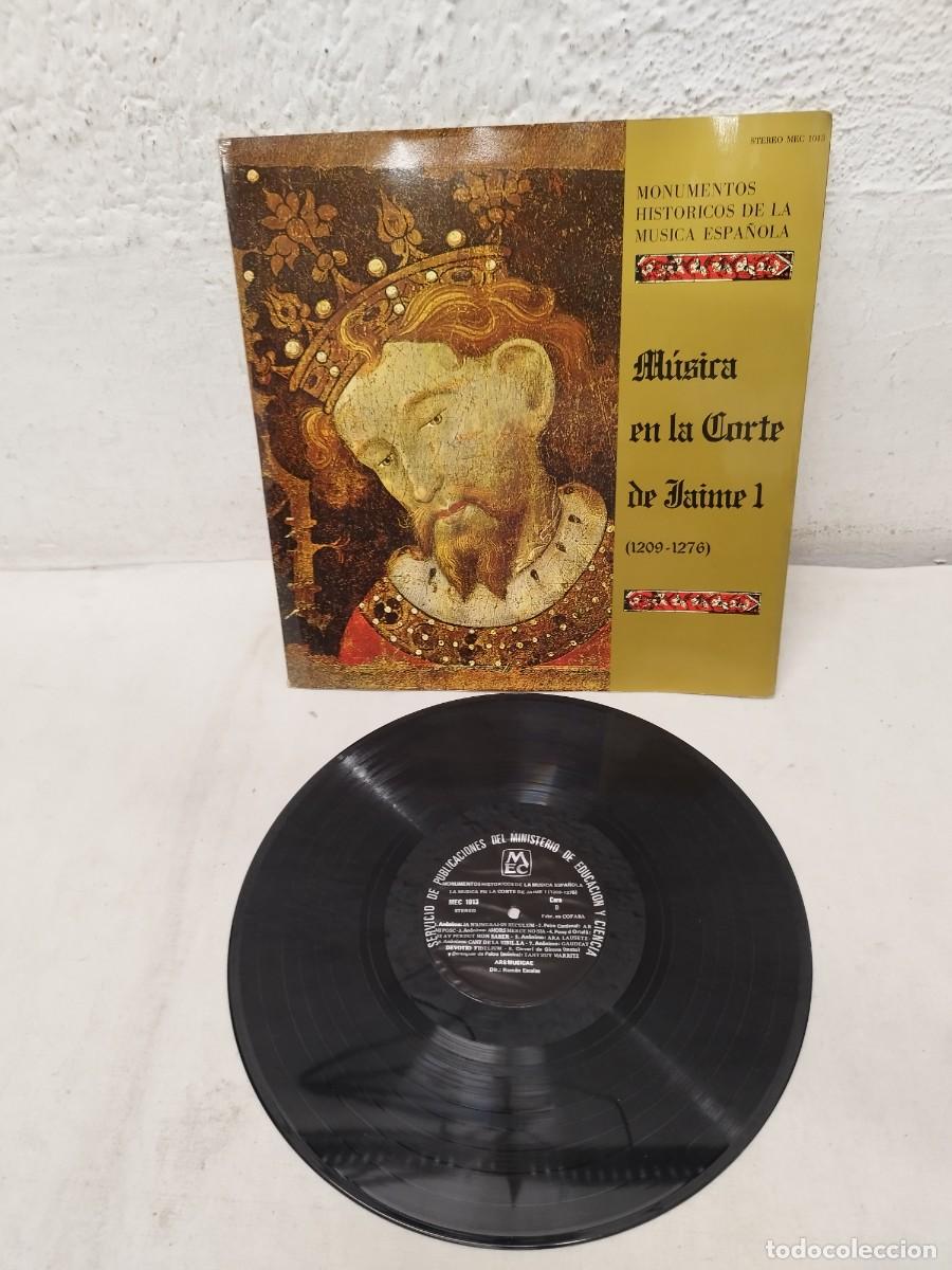 Discos de vinilo: Ars Musicae, Rom&agrave; Escalas &ndash; La M&uacute;sica En La Corte De Jaime I (1209-1276). Galleta en el estado fotos