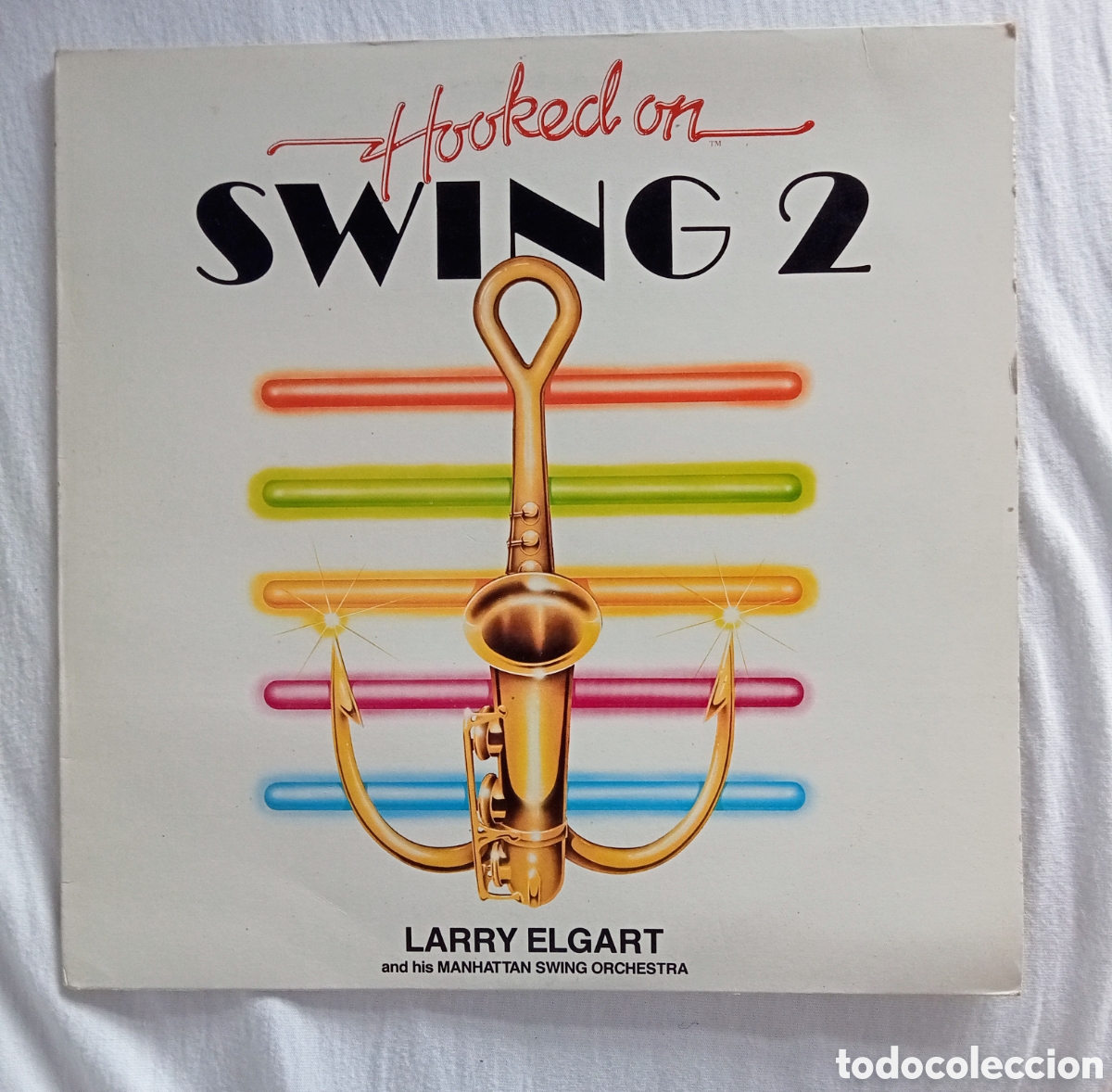 Discos de vinilo: Hooked on swing 2. Larry Elgart. - Foto 2