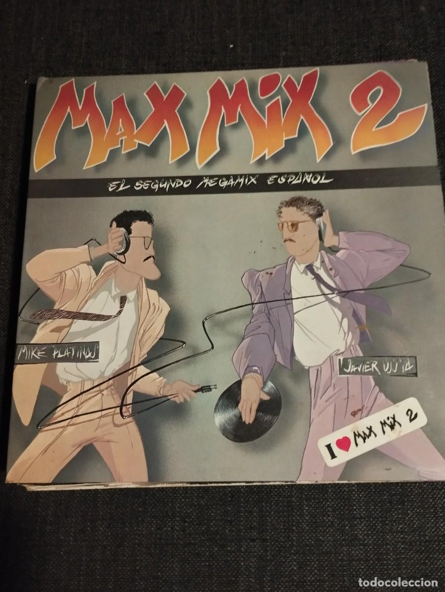 Discos de vinilo: RAR LP 33. MAX MIX 2. ITALO DISCO. FRESH. MADE IN SPAIN. CARPETA DOBLE