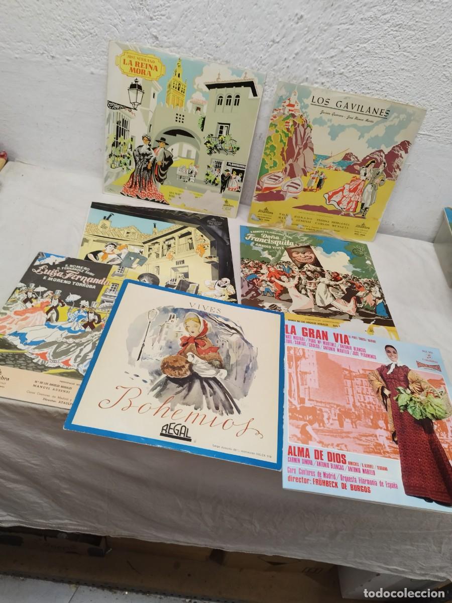 Discos de vinilo: Lote de 7 Discos de Vinilo LP - Grandes Zarzuelas. Regal, Alhambra, etc.