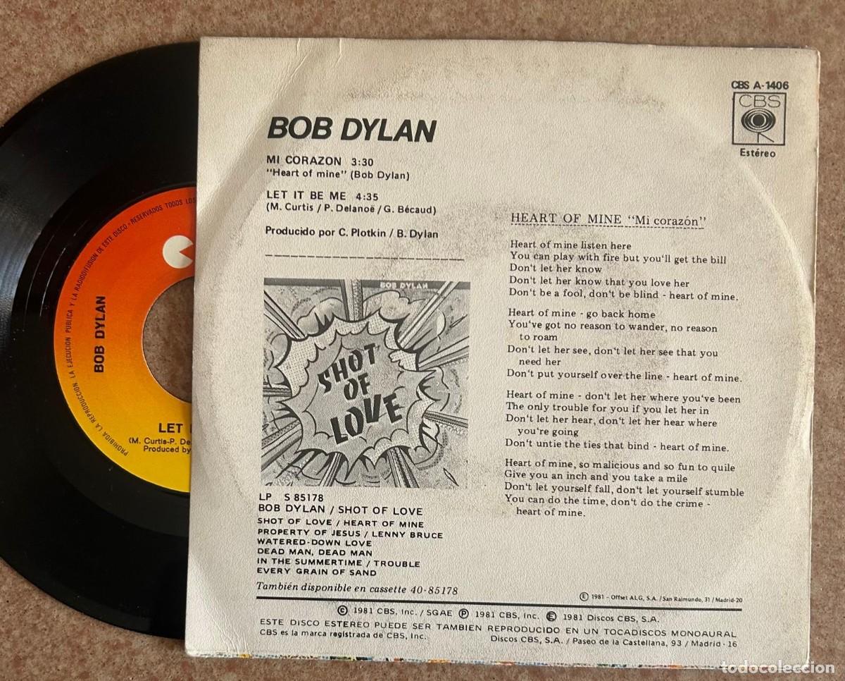 Discos de vinilo: BOB DYLAN - MI CORAZ&Oacute;N - Foto 2