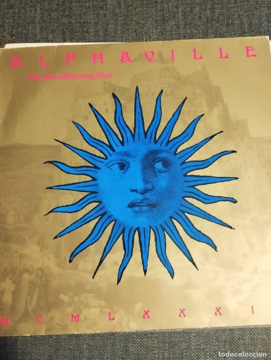 Discos de vinilo: ALPHAVILLE (LP) THE BREATHTAKING BLUE A&Ntilde;O &ndash; 1989 &ndash; ENCARTE CON LETRAS