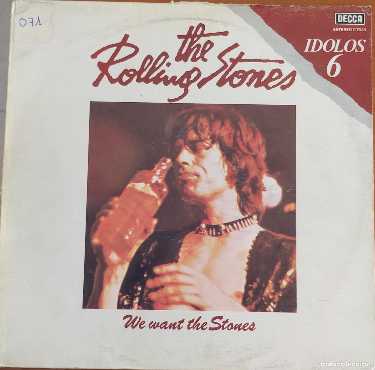 Discos de vinilo: The Rolling Stones We Want The Stones Idolos 6 LP Vinilo 1978 Decca C 7835 Espana