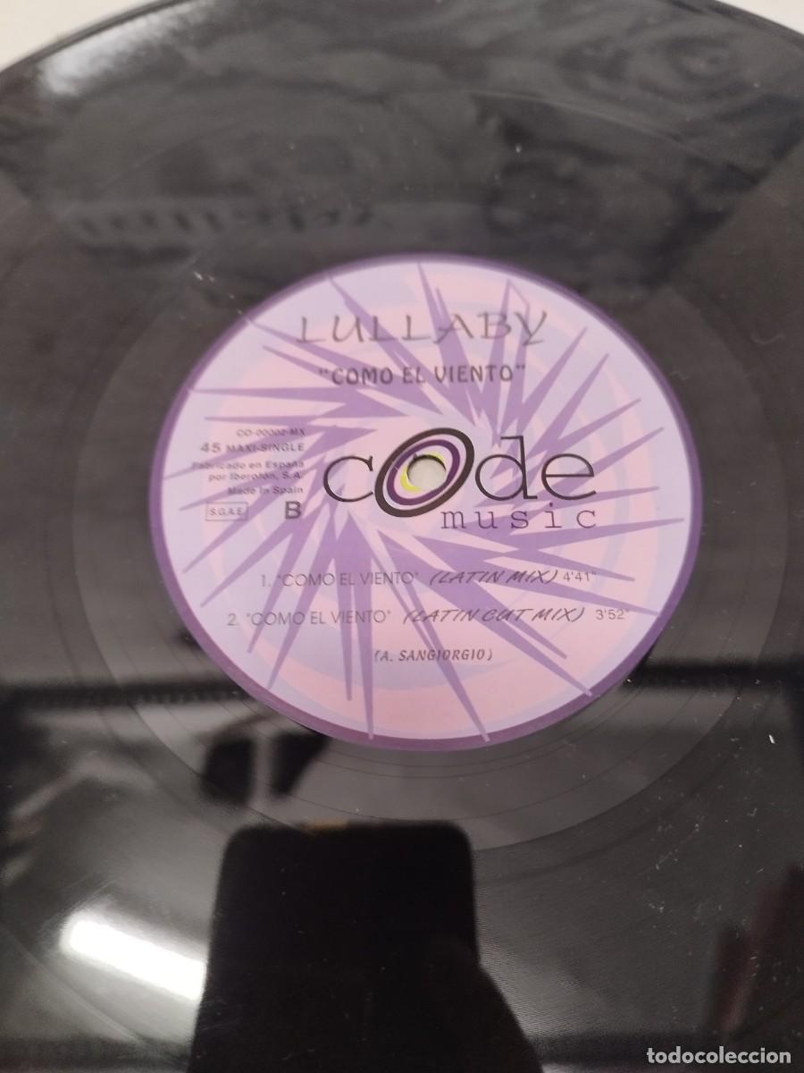 Discos de vinilo: Lullaby &ndash; Como El Viento. Vinilo maxi single. - Foto 2