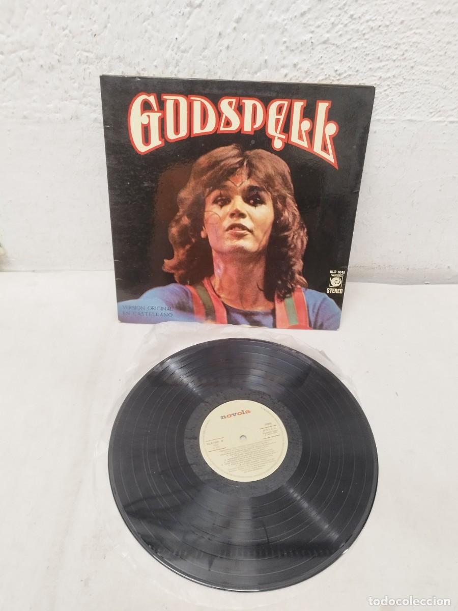 Discos de vinilo: Godspell. Manuel Collado, productor teatral, presenta Godspell. Evangelio Original de John-Michael.