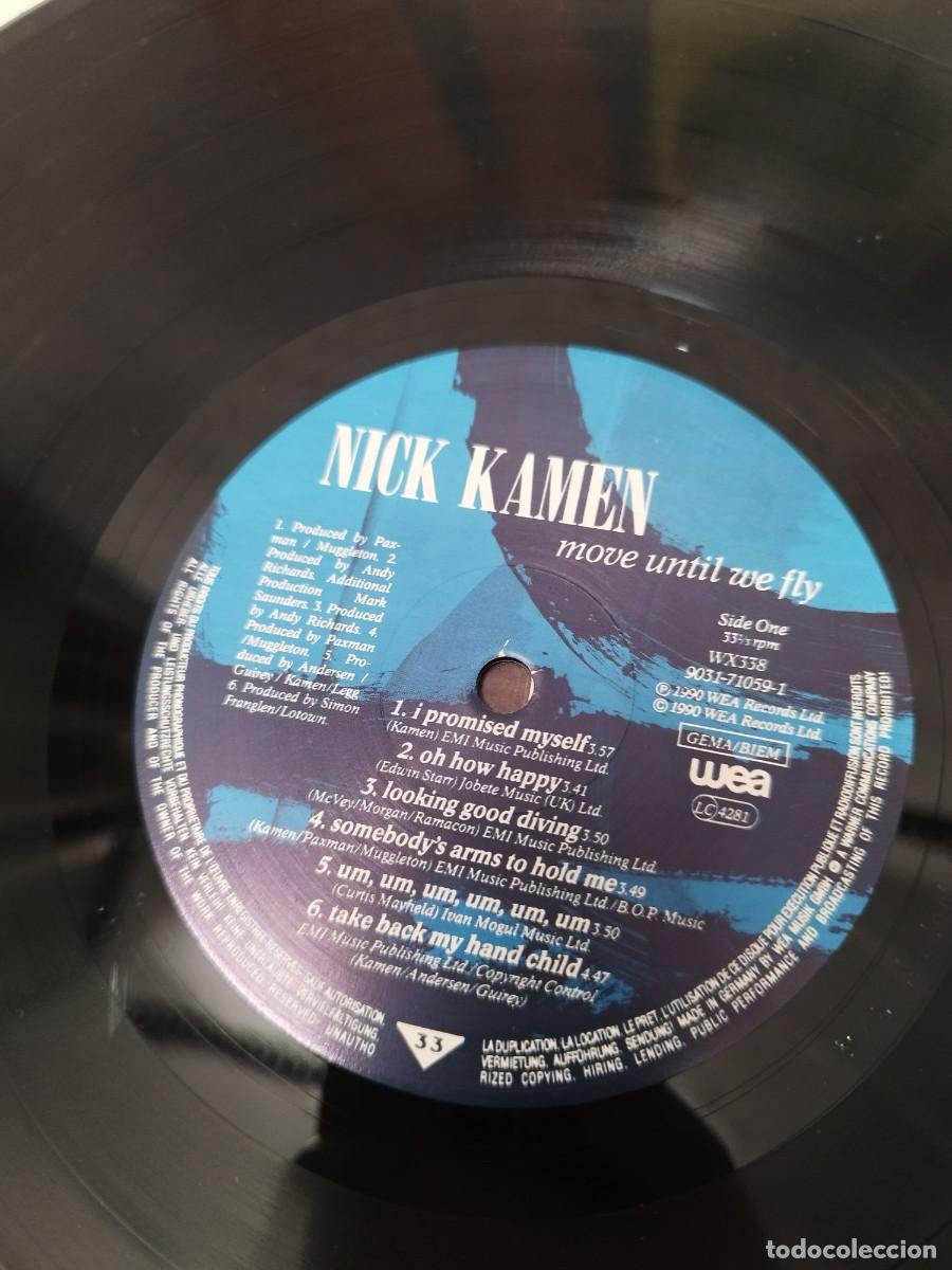 Discos de vinilo: Nick Kamen &ndash; Move Until We Fly. Vinilo LP. - Foto 2