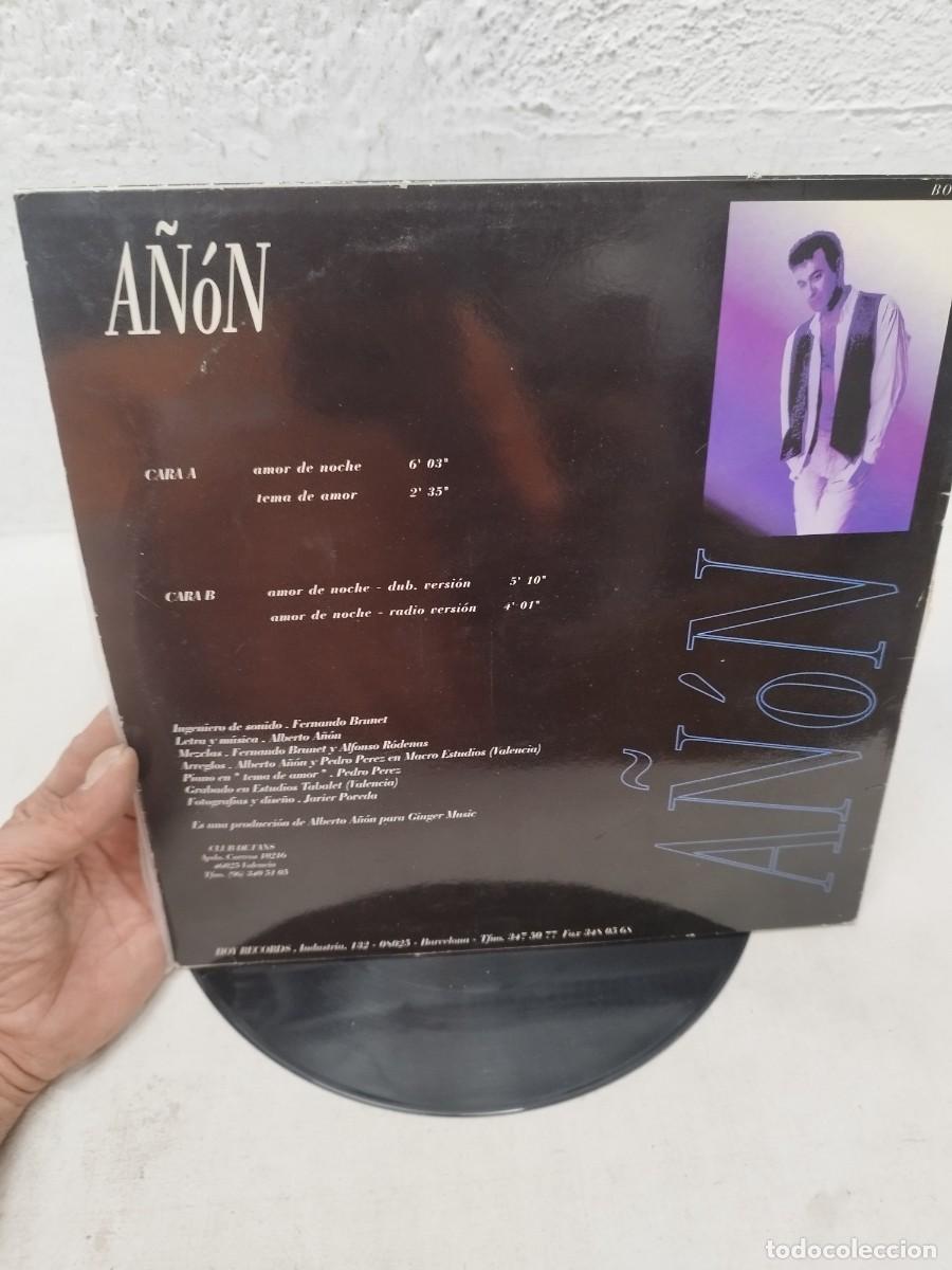 Discos de vinilo: A&ntilde;&oacute;n &ndash; Amor De Noche. Vinilo maxi single. - Foto 3
