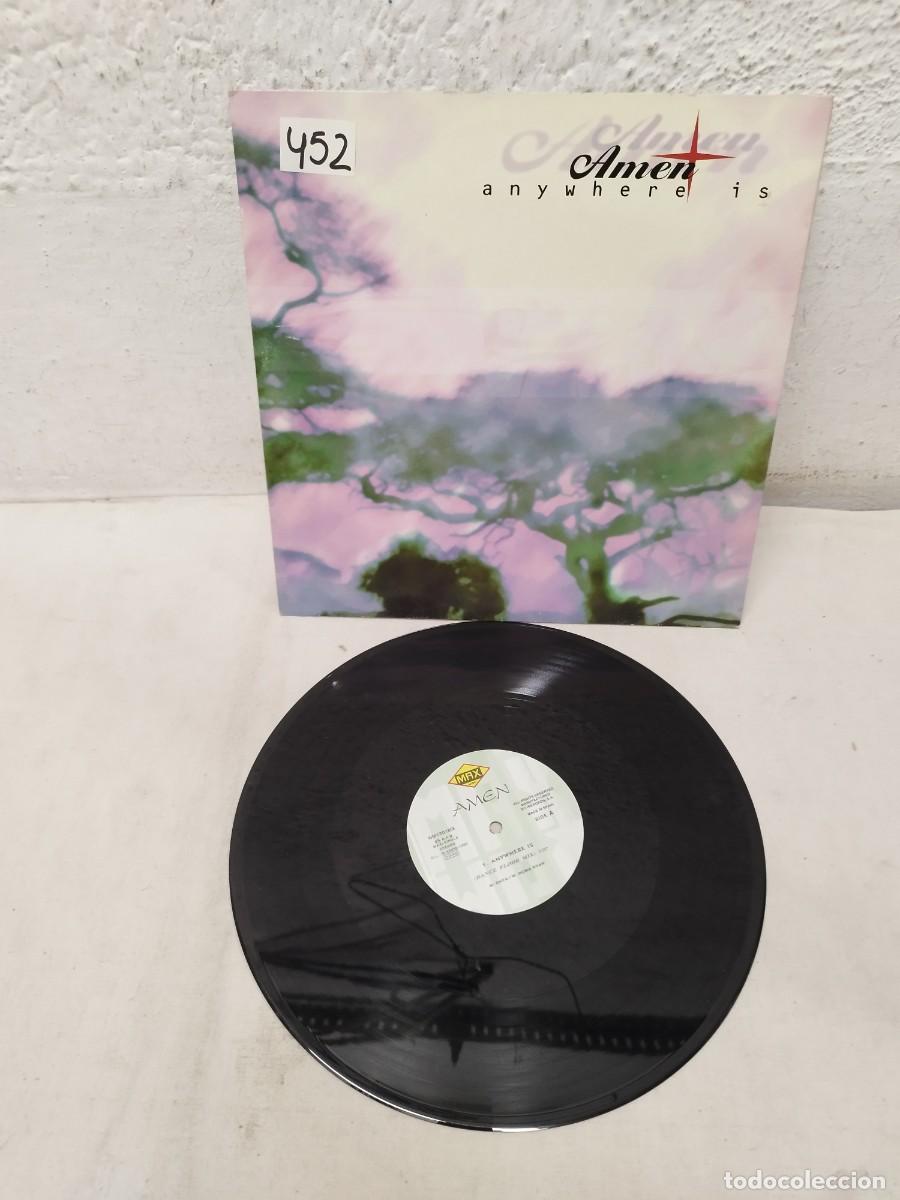 Discos de vinilo: Amen &ndash; Anywhere Is. Vinilo maxi single.