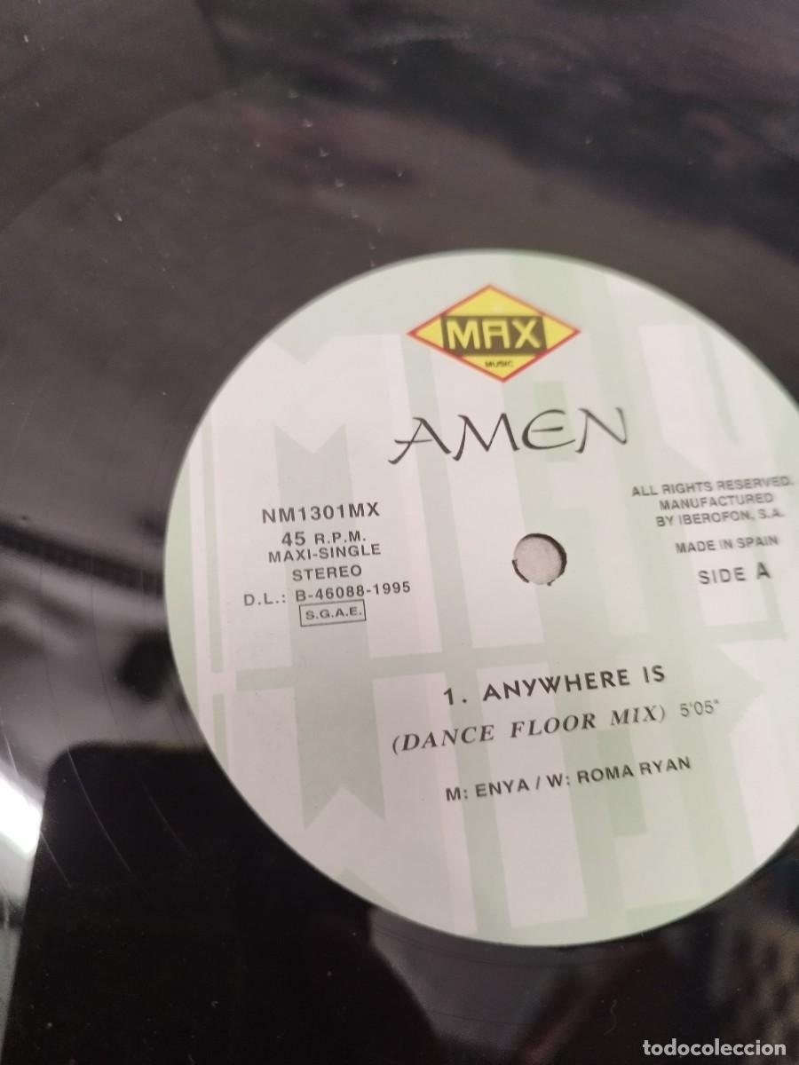 Discos de vinilo: Amen &ndash; Anywhere Is. Vinilo maxi single. - Foto 2