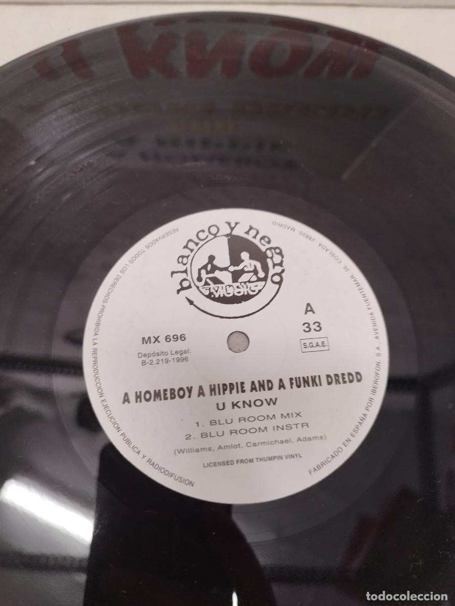 Discos de vinilo: A Homeboy, A Hippie & A Funki Dredd. Vinilo Maxi single. - Foto 2