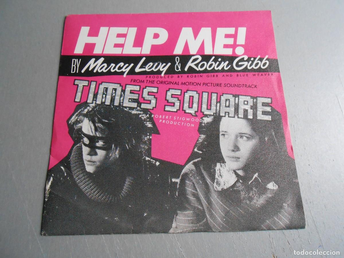 Discos de vinilo: MARCY LEVY and ROBIN GIBB, SG, HELP ME ! + 1, A&Ntilde;O 1980, RSO 20 90 481