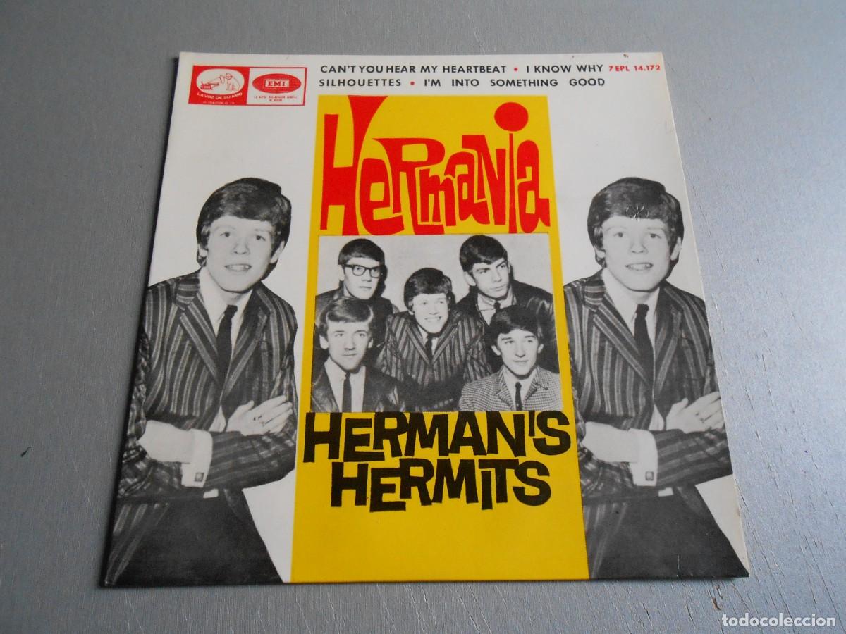 Dischi in vinile: HERMAN&acute;S HERMITS, EP, SILHOUETTES + 3, A&Ntilde;O 1965, LA VOZ DE SU AMO 7EPL 14.172