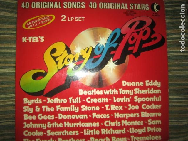 Discos de vinilo: STORY OF POP LP - EDICION ALEMANA K-TEL'S RECORDS 1973 - STEREO - GATEFOLD COVER - SOLO DISCO 2