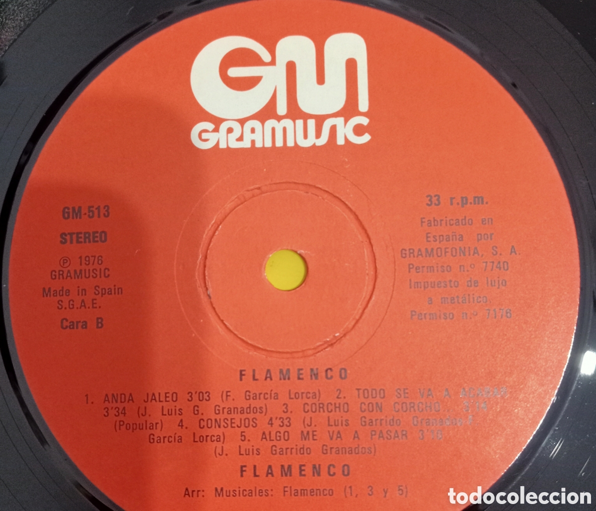 Discos de vinilo: LP VINILO FLAMENCO 1976 - Foto 3