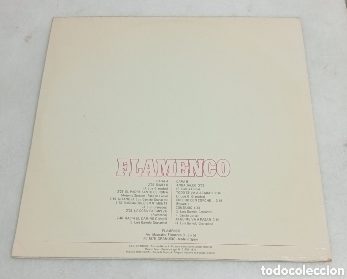 Discos de vinilo: LP VINILO FLAMENCO 1976 - Foto 6