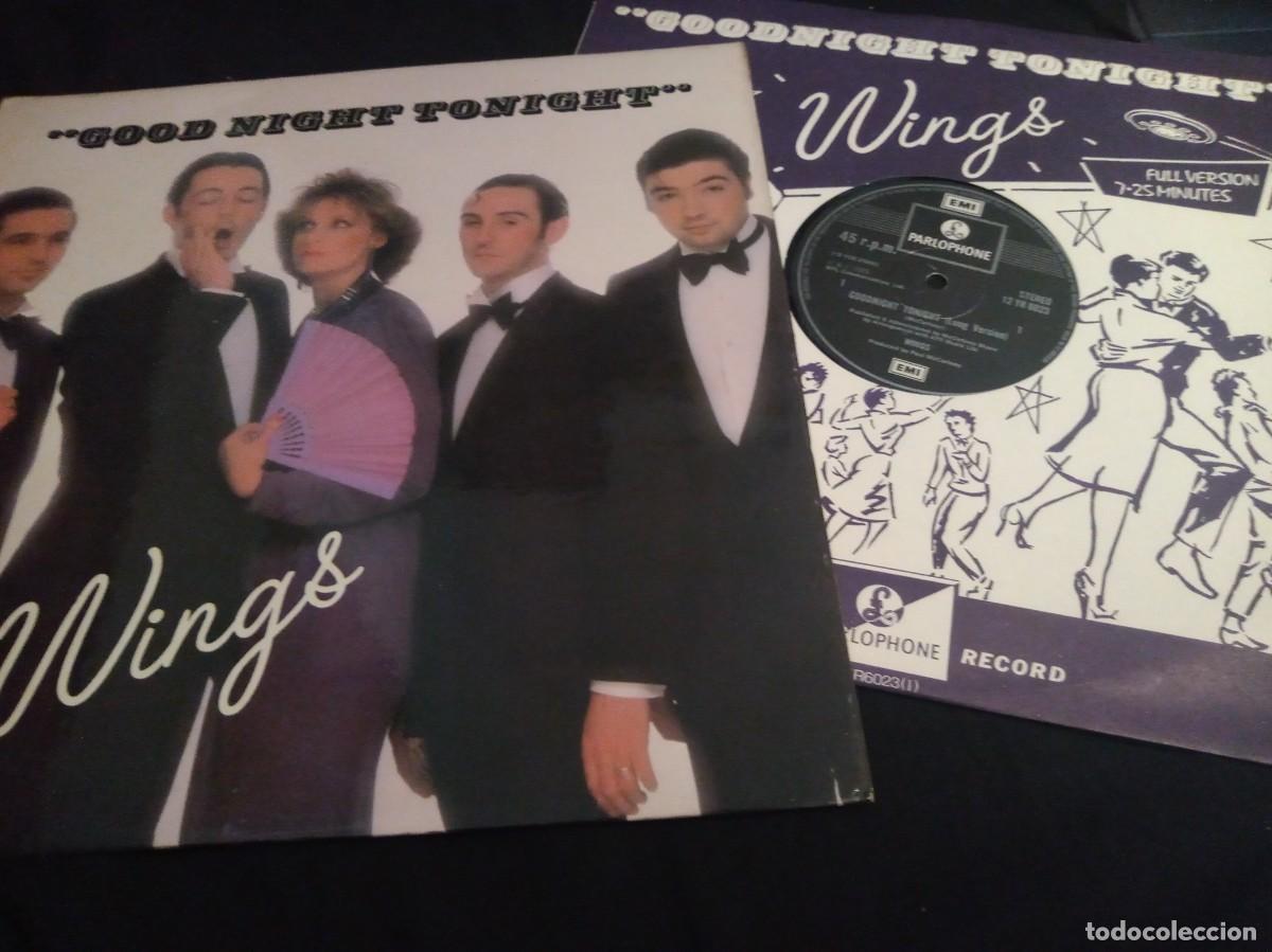 Discos de vinilo: WINGS - GOODNIGHT TONIGHT - MAXISINGLE
