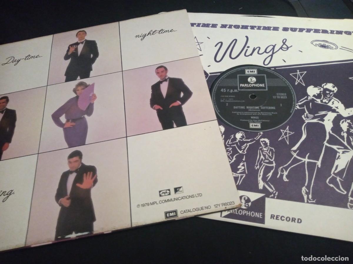 Discos de vinilo: WINGS - GOODNIGHT TONIGHT - MAXISINGLE - Foto 3