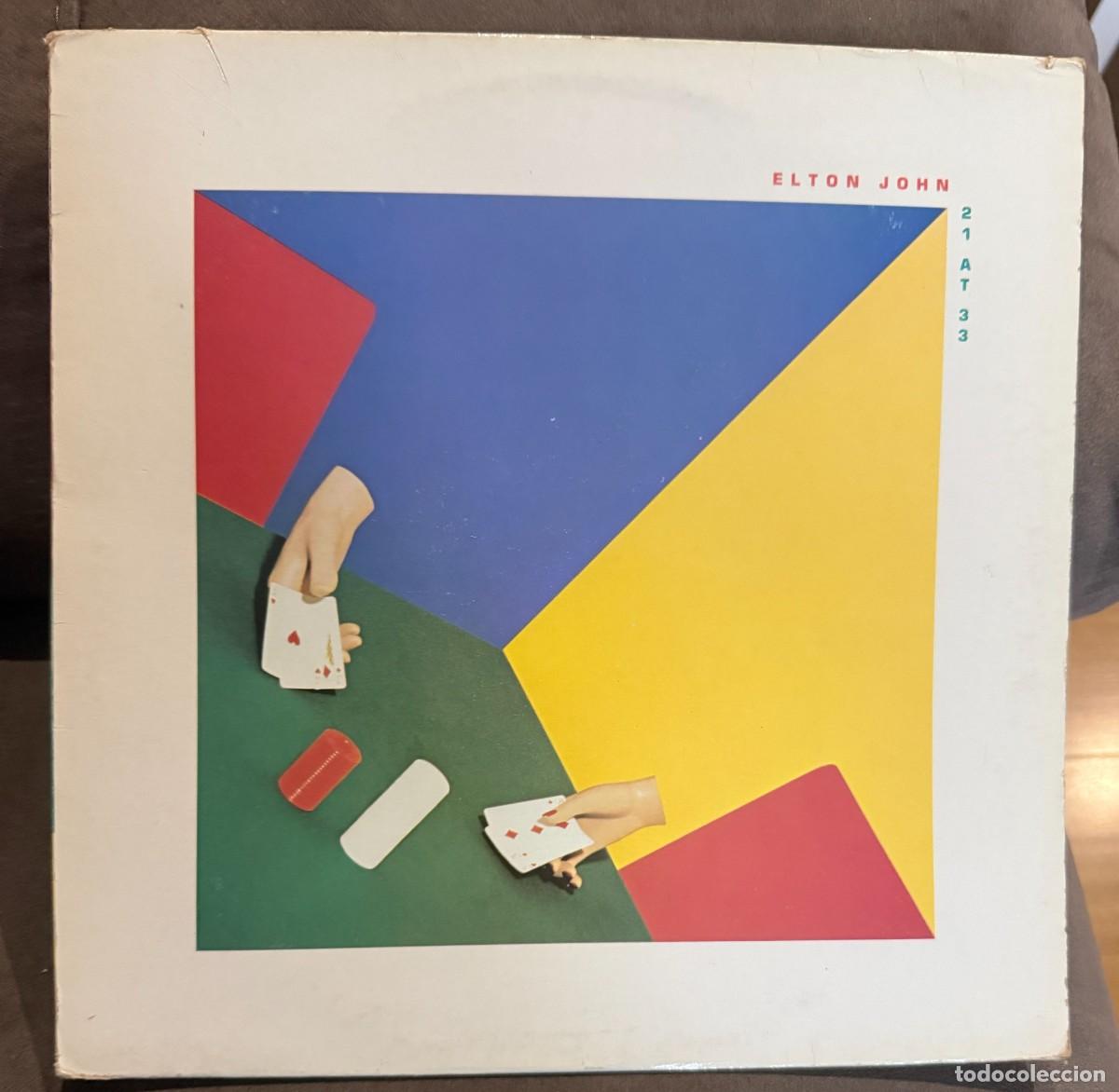 Discos de vinilo: Elton John &ndash; 21 At 33. Disco vinilo. Edic. France. 1980