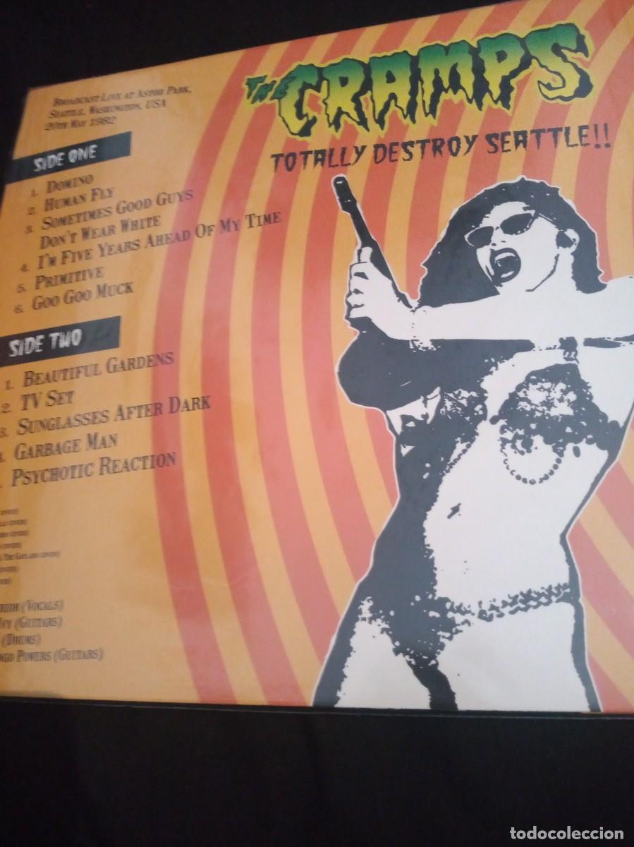 Discos de vinilo: THE CRAMPS - TOTALLY DESTROY SEATTLE - LP - Foto 2