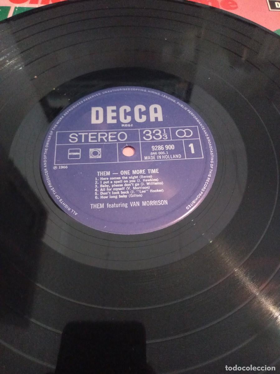 Discos de vinilo: THEM featuring VAN MORRISON - ONE MORE TIME - LP - Foto 4