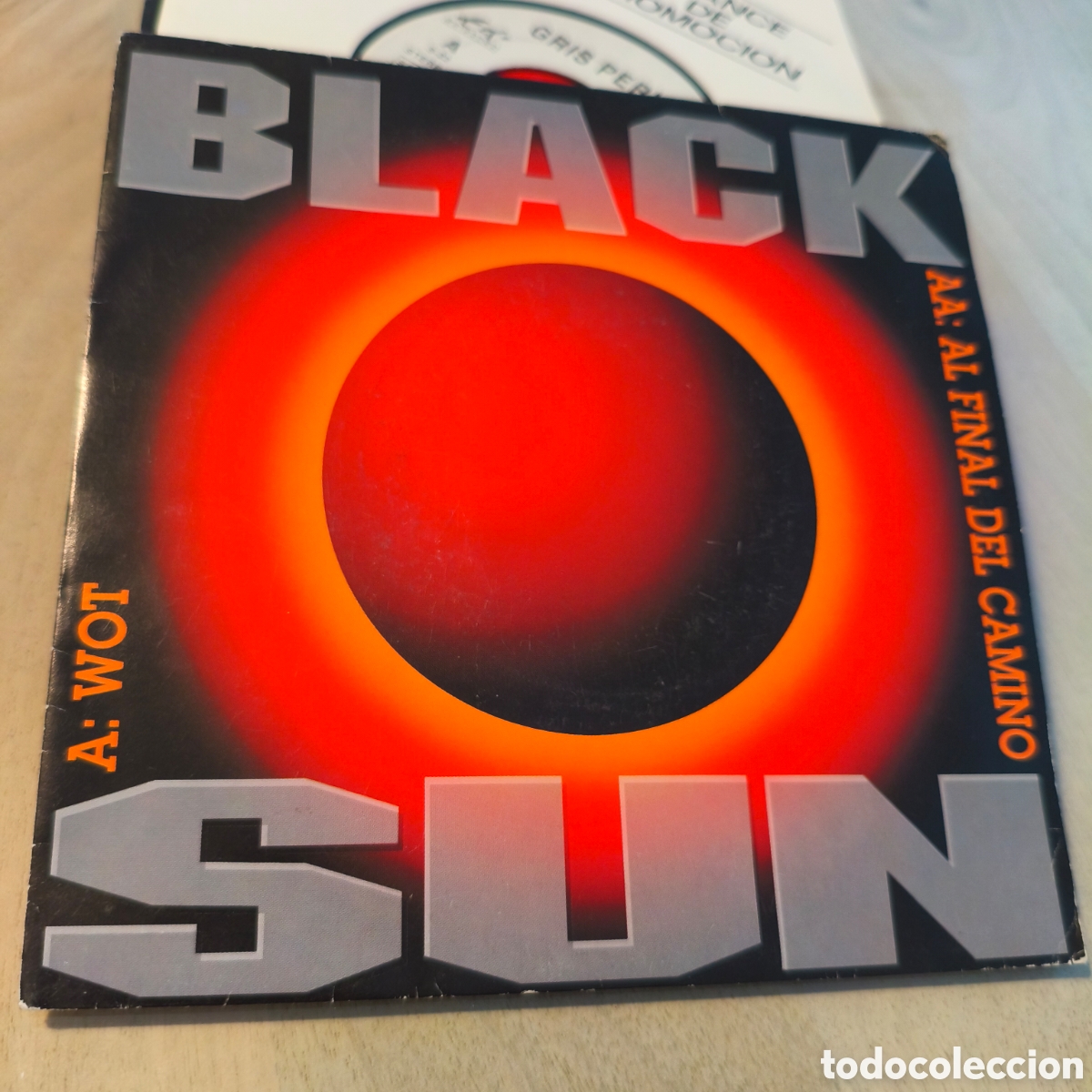 Discos de vinilo: BLACK SUN - WOT - HEAVY METAL FRANCES - EDICION ESPA&Ntilde;OLA 1992 PASION AREA CREATIVA