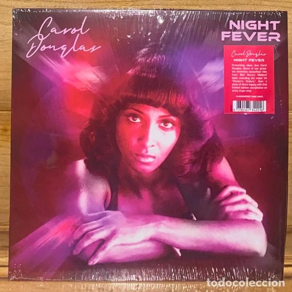 Discos de vinilo: CAROL DOUGLAS - NIGHT FEVER &middot; LP &middot; FLUORESCENT PINK VINYL &middot; RSD 2024 new & sealed