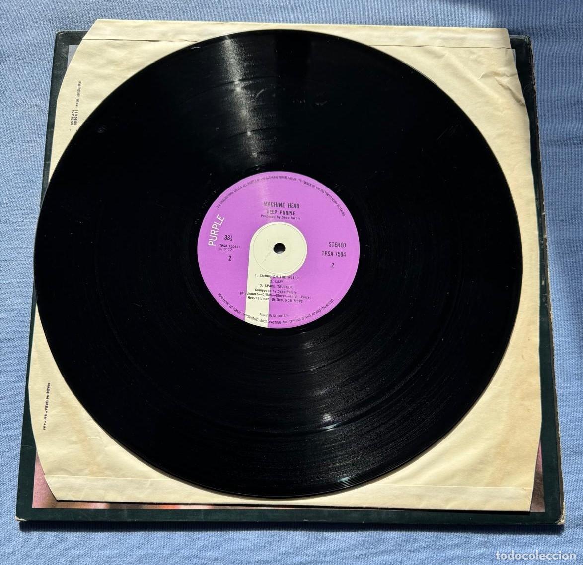Discos de vinilo: Deep Purple 33t Machine Head (UK 1972 EX EX - Foto 6