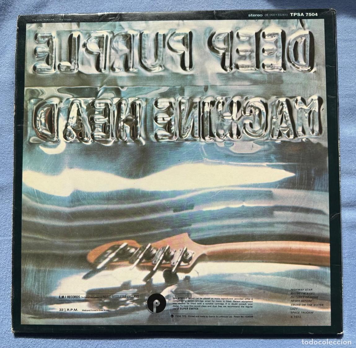 Discos de vinilo: Deep Purple 33t Machine Head (UK 1972 EX EX - Foto 2