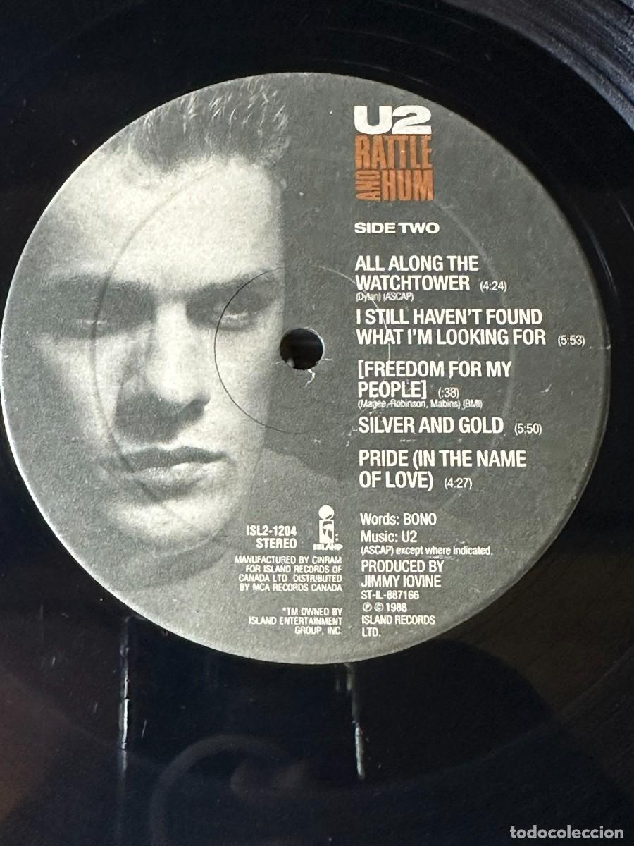 Discos de vinilo: LP Rattle and Hum U2 - Foto 6