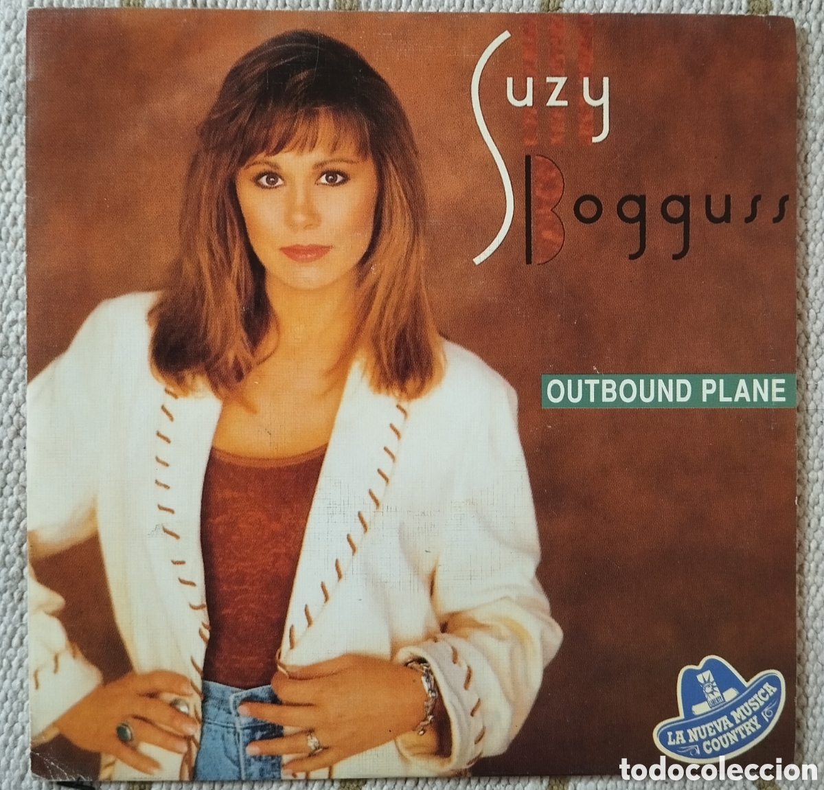 Discos de vinilo: Suzy Bogguss - outbound plane - single promo - Foto 1