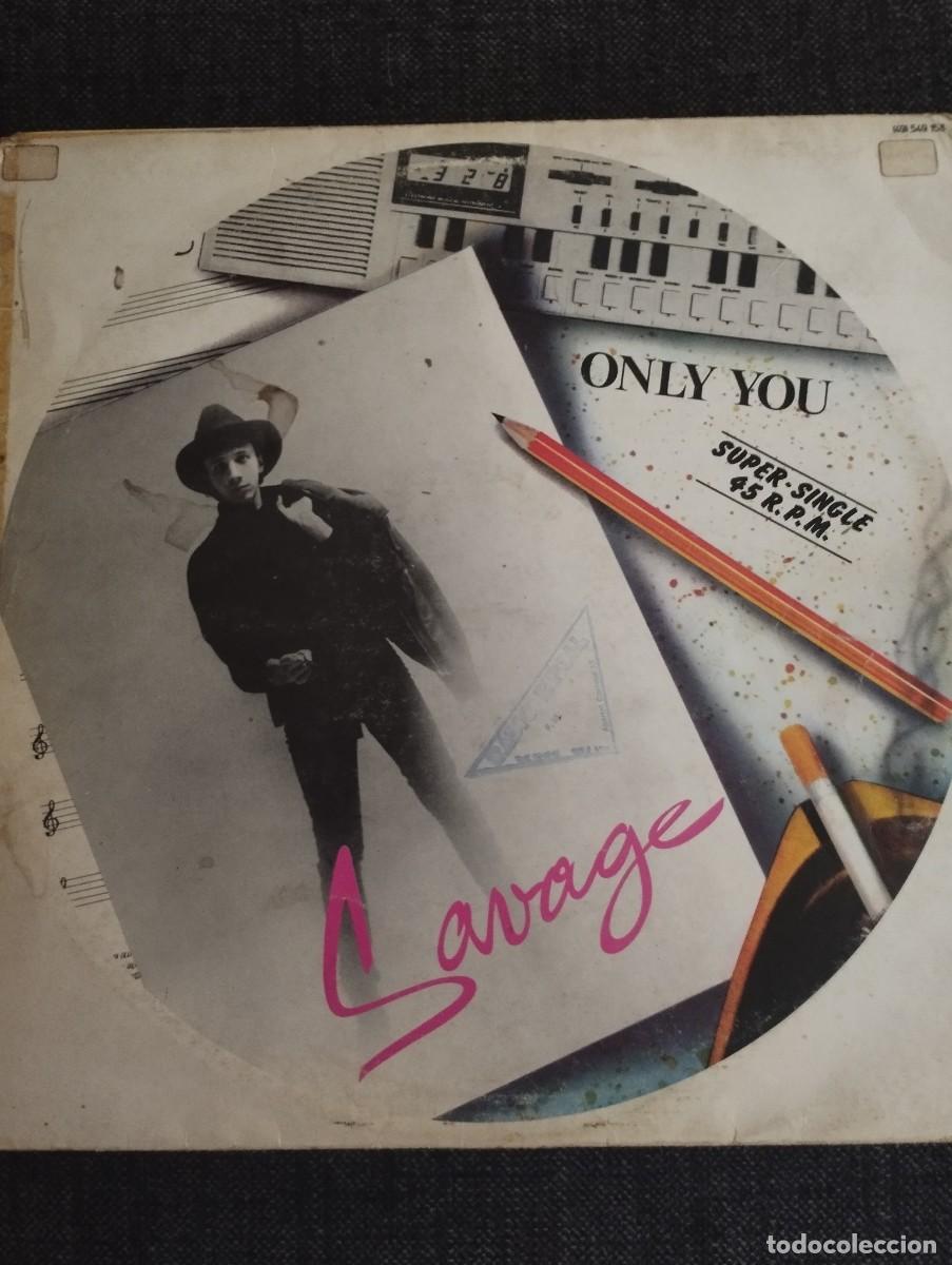 Discos de vinilo: MAXI SINGLE SAVAGE - ONLY YOU - ESPA&Ntilde;A - A&Ntilde;O 1985