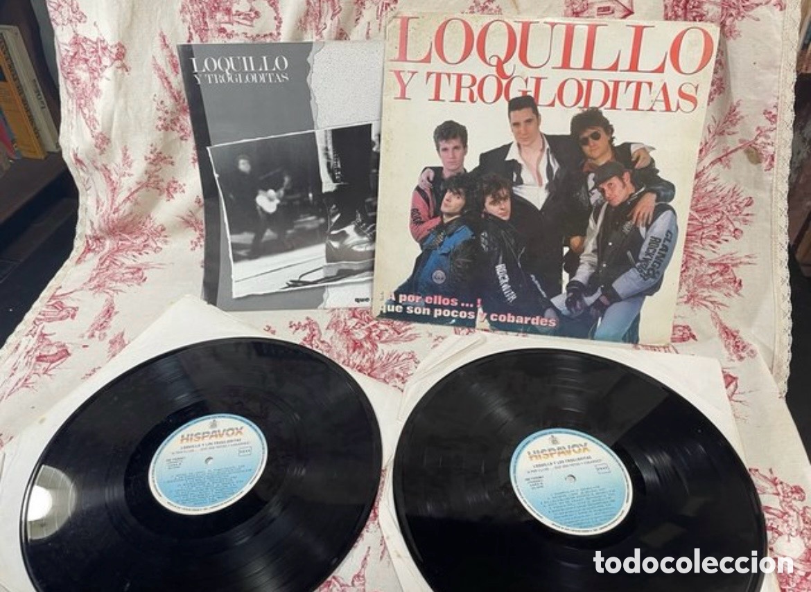 Discos de vinilo: LP LOQUILLO Y LOS TROGLODITAS A POR ELLOS QUE SON POCOS Y COBARDES HISPAVOX