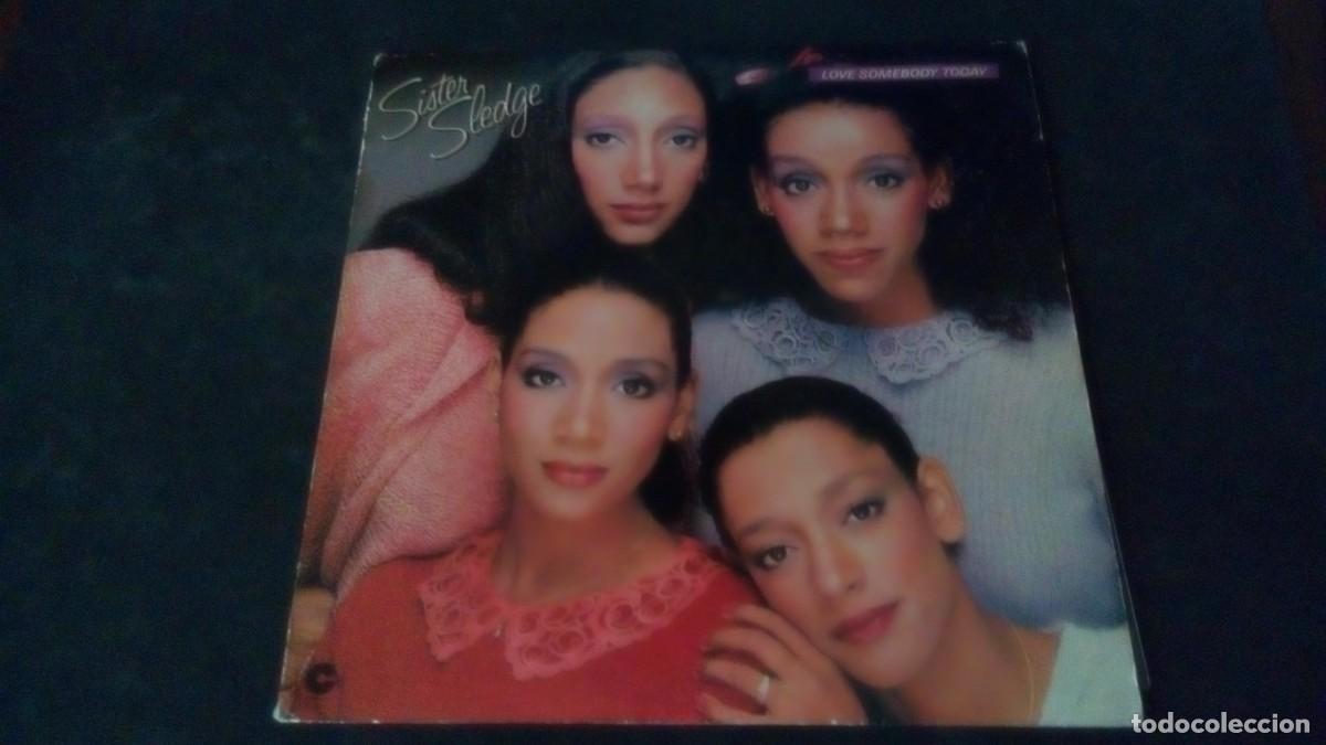 Discos de vinilo: Sister Sledge LP Love Somebody Today 1980 Cotillion &ndash; SD 16012 USA VER FOTO ADICIONAL