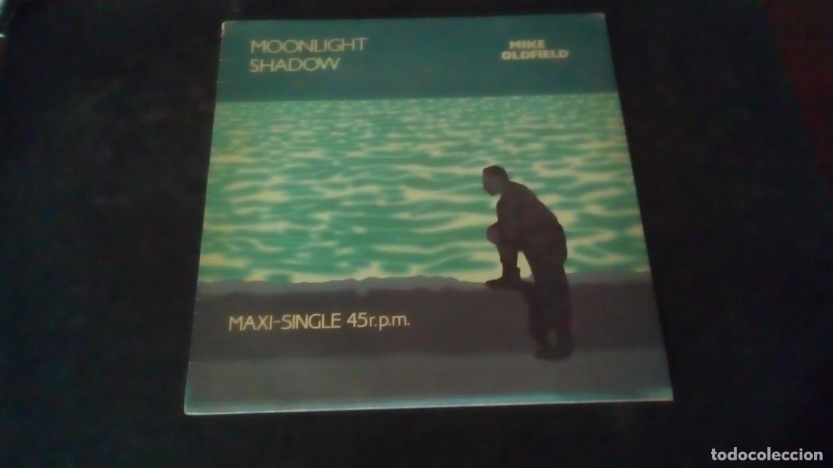 Discos de vinilo: MIKE OLDFIELD - MOONLIGHT SHADOW MAXI SINGLE 1983 EDICION ESPA&Ntilde;OLA-MUY BUEN ESTADO
