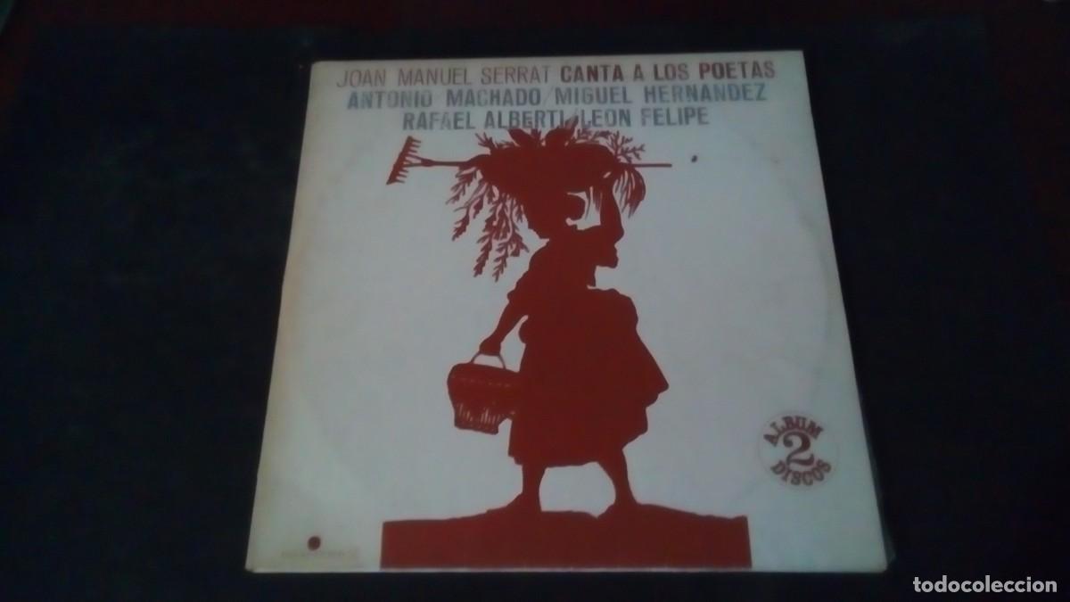 Discos de vinilo: JOAN MANUEL SERRAT CANTA A LOS POETAS-DOBLE LP-ORIGINAL 1978-VINILO EN MUY BUEN ESTADO