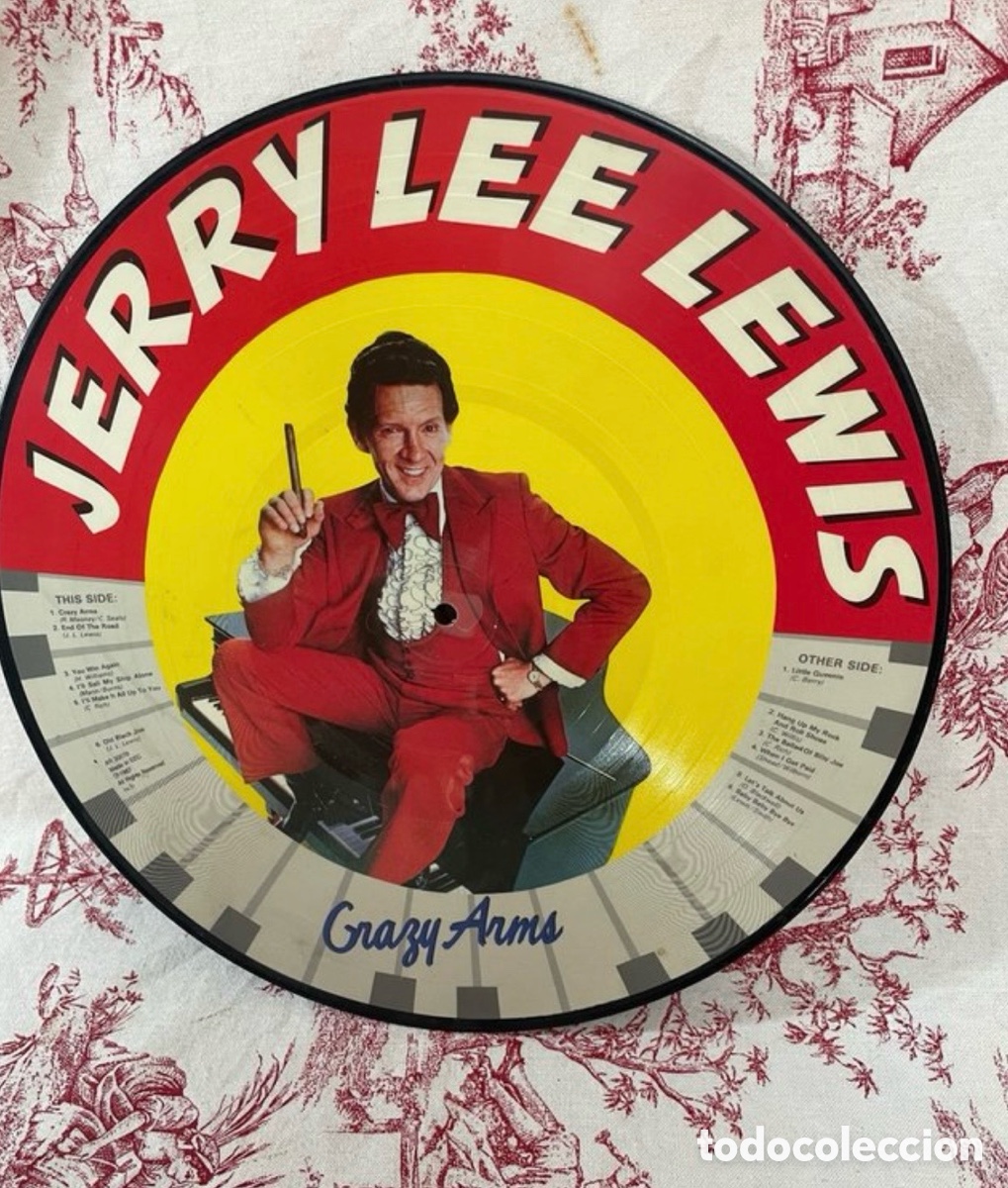 Discos de vinilo: Jerry Lee Lewis &ndash; Crazy Arms - lp picture disc