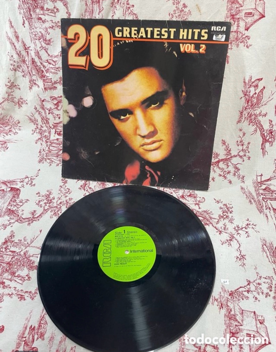 Discos de vinilo: ELVIS PRESLEY - 20 GREATEST HITS LP - Foto 1