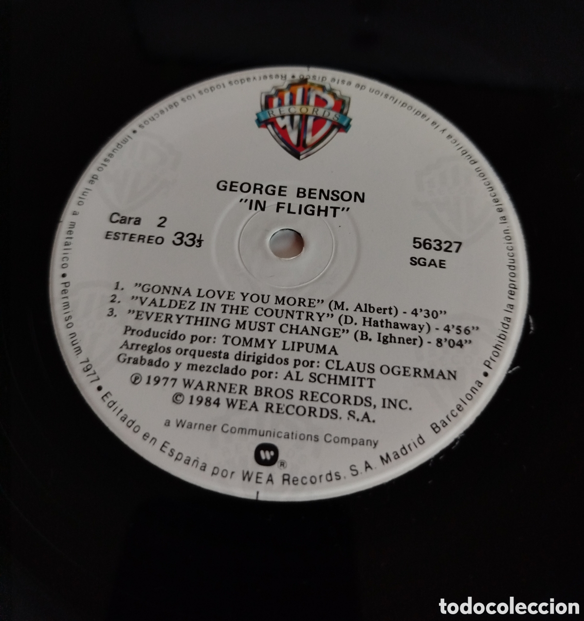 Discos de vinilo: George benson - In Flight - Foto 4