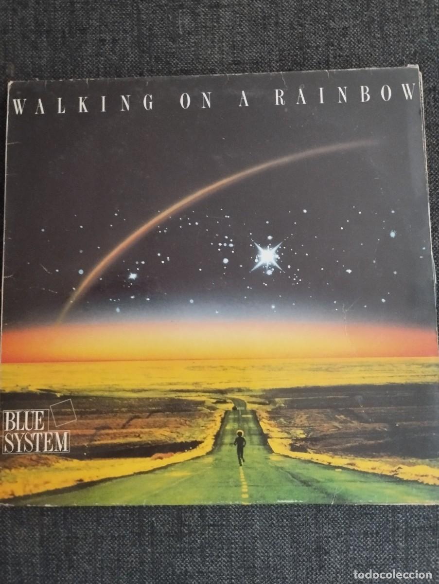 Discos de vinilo: BLUE SYSTEM - WALKING ON A RAINBOW DE 1987 - BMG - ED. ESPA&Ntilde;OLA 6 MAXIS VERSIONES