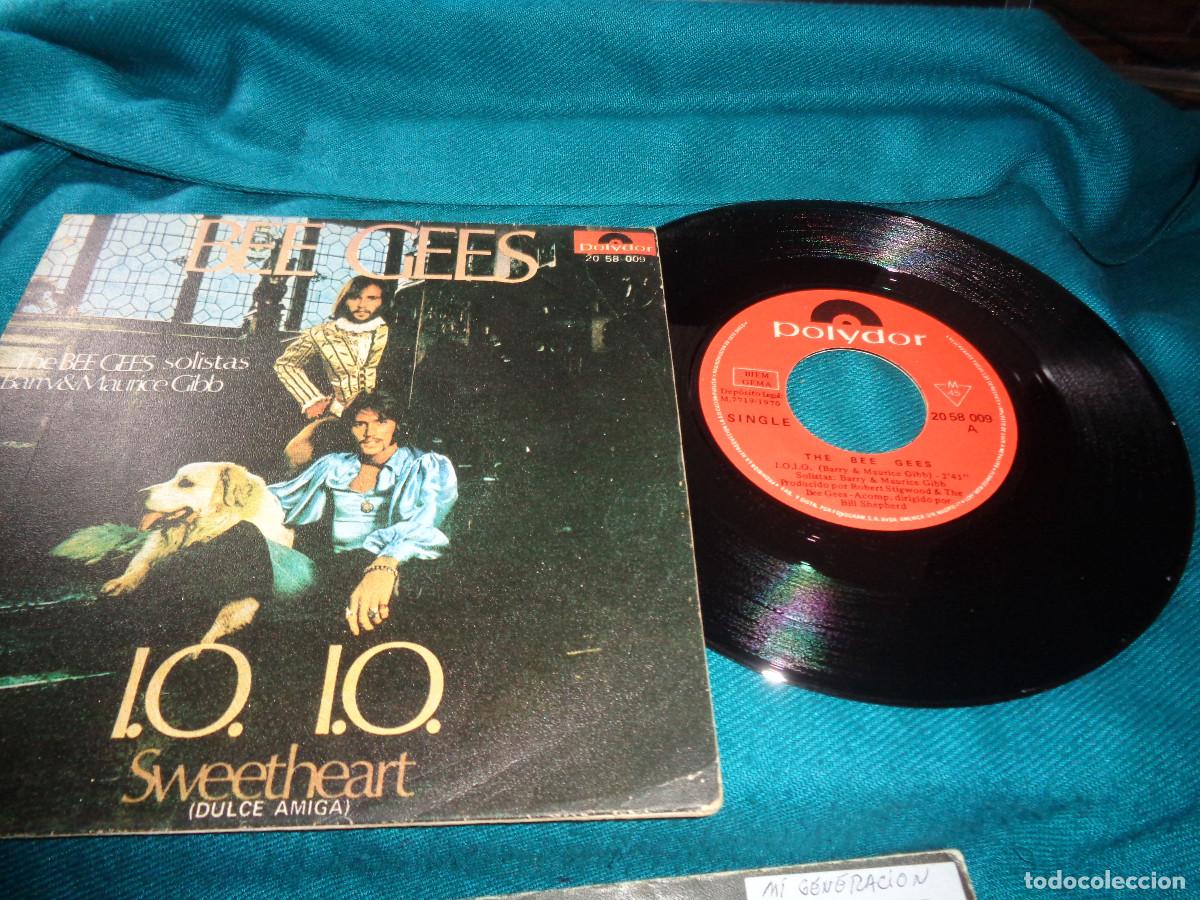 Discos de vinilo: BEE GEES. I.O I.O / SWEETHEART. POLYDOR, 1970