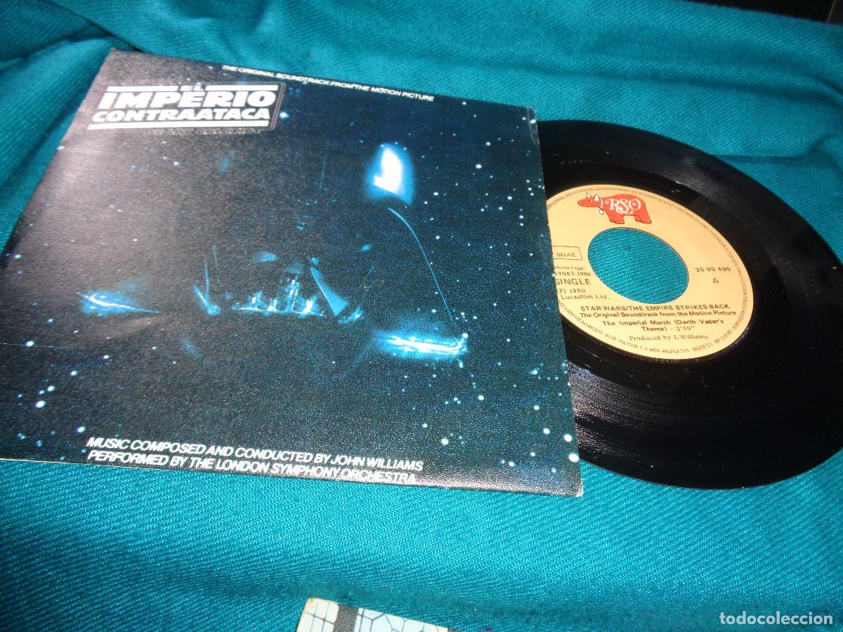 Discos de vinilo: EL IMPERIO CONTRAATACA / LA GUERRA DE LAS GALAXIAS. BSO. JOHN WILLIAMS. RSO, 1980. IMPECABLE(#)