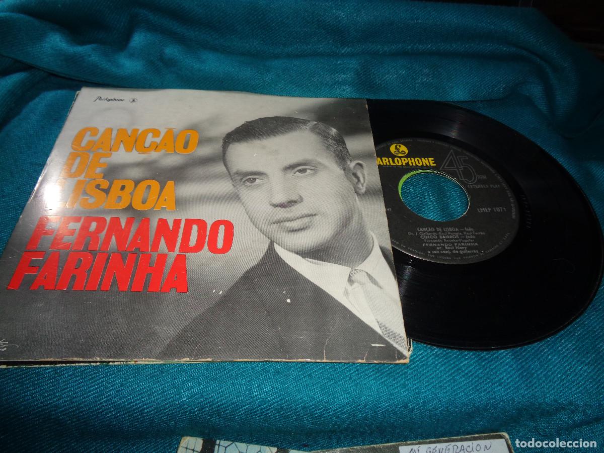 Discos de vinilo: FERNANDO FARINHA. CAN&Ccedil;AO DE LISBOA. EP. PARLOPHONE, 1960. EDC. PORTUGAL(#)