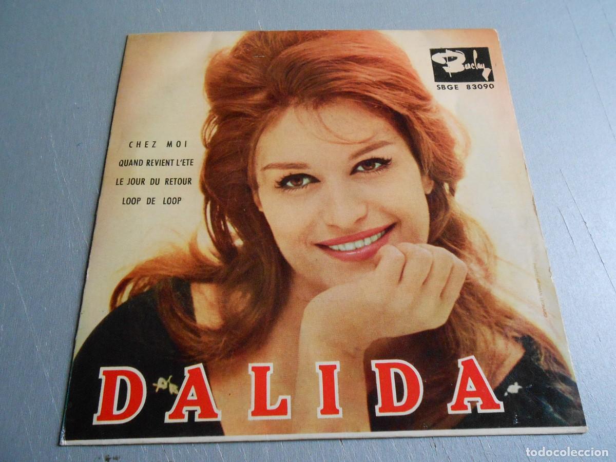 Discos de vinilo: DALIDA, EP, CHEZ MOI + 3, A&Ntilde;O 1963, BARCLAY, SBGE 83.090