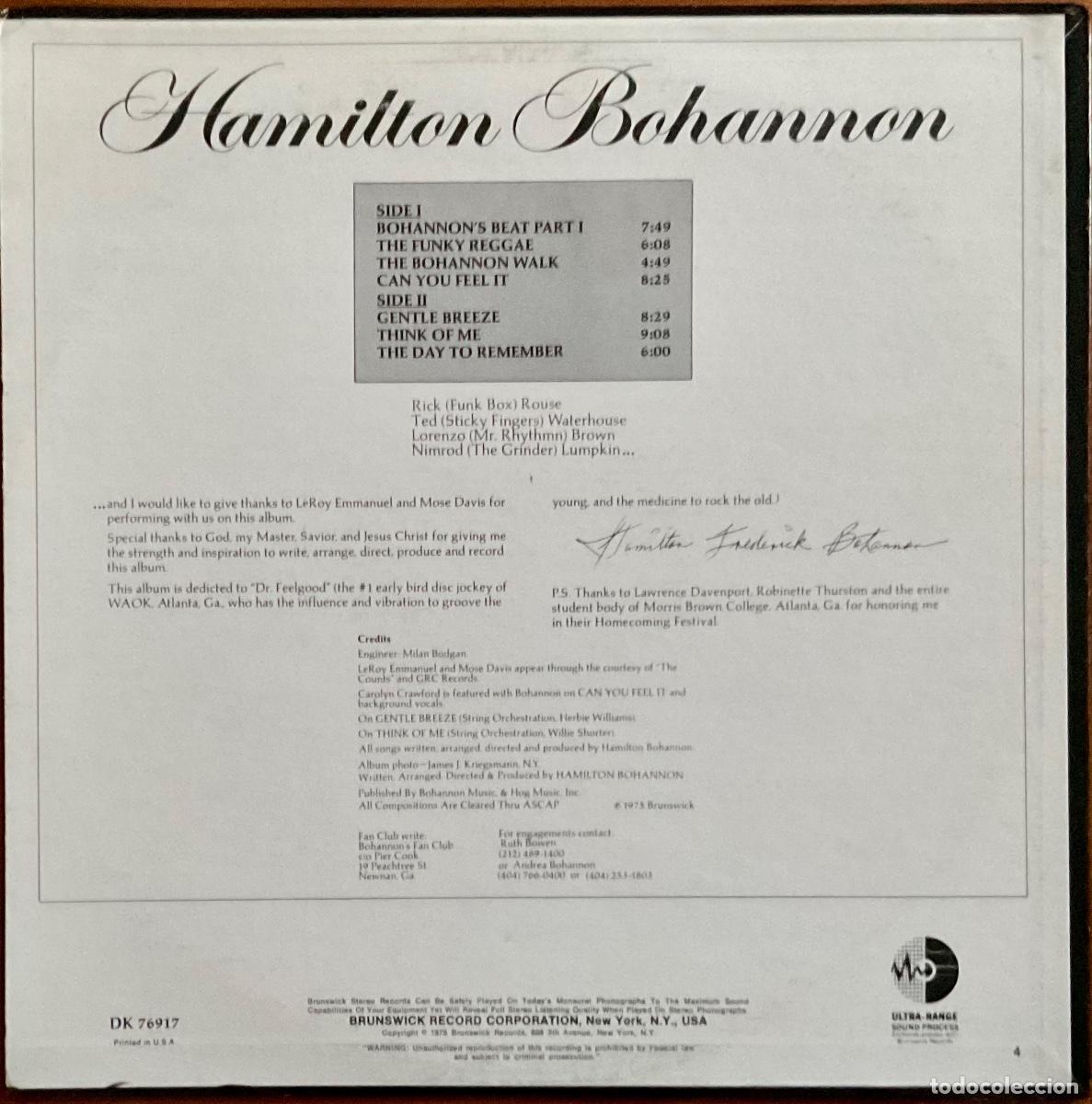 Discos de vinilo: BOHANNON &mdash;- BOHANNON - Foto 2