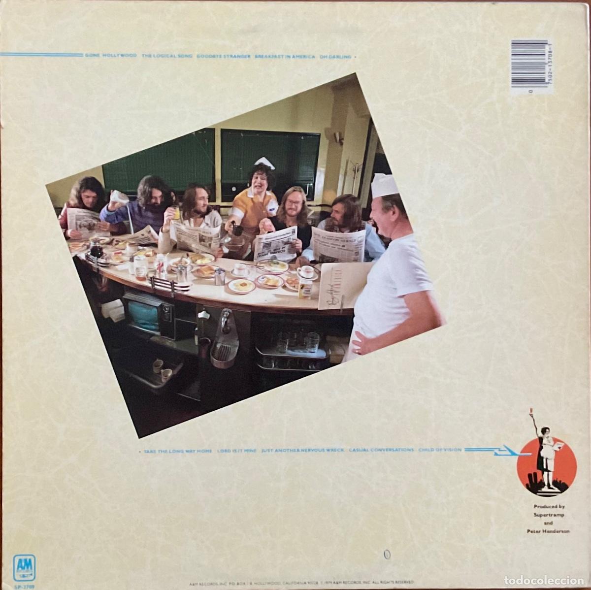 Discos de vinilo: SUPERTRAMP - BREAKFAST IN AMERICA - Foto 2