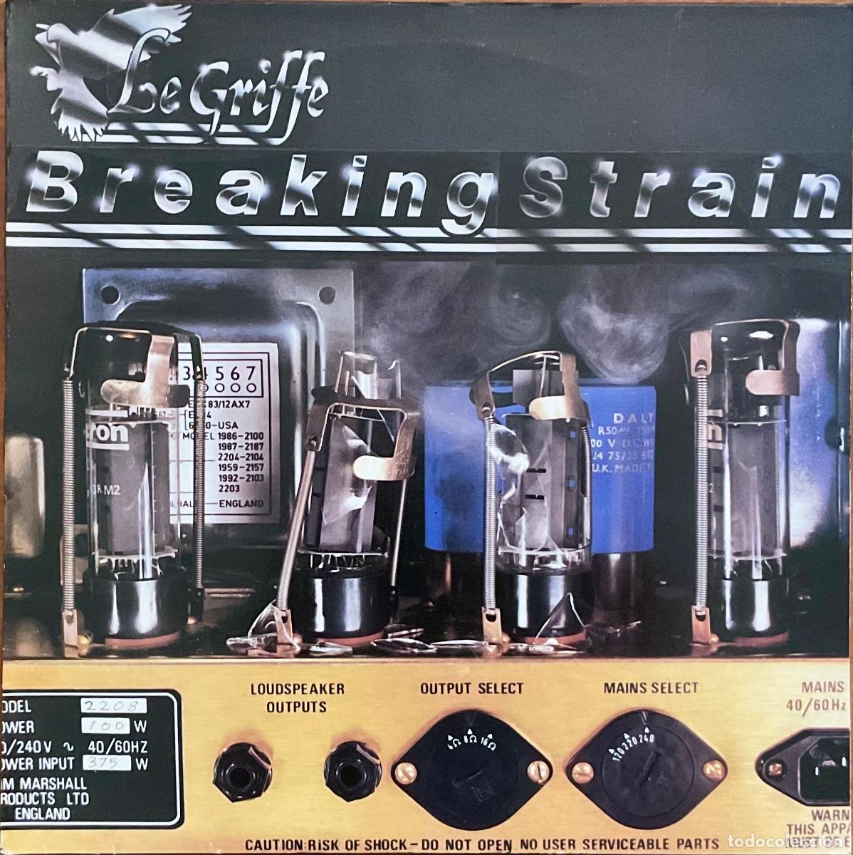 Discos de vinilo: LE GRIFFE - BREAKING STRAIN - Foto 1